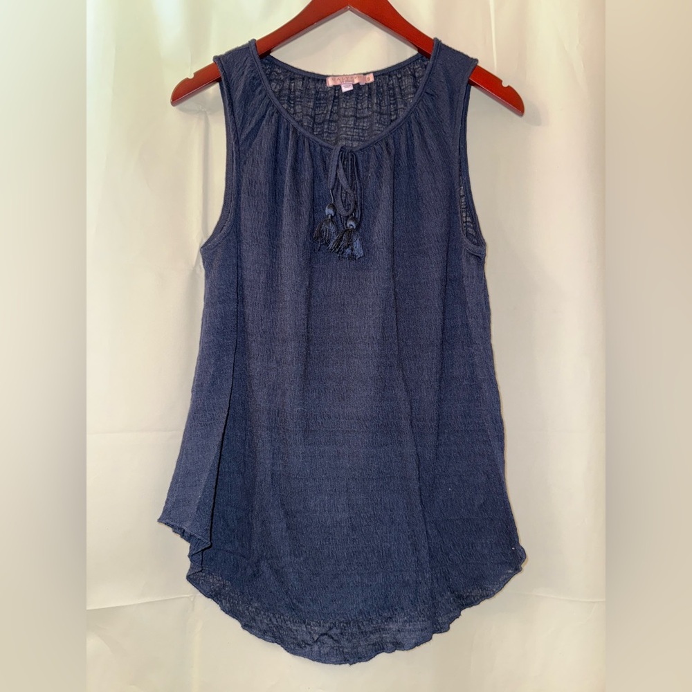 Calypso St. Barth Deep Blue Tank Top